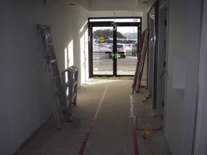 Main hallway of building