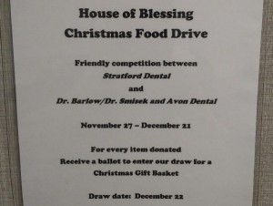 House of Blessing Food Drive